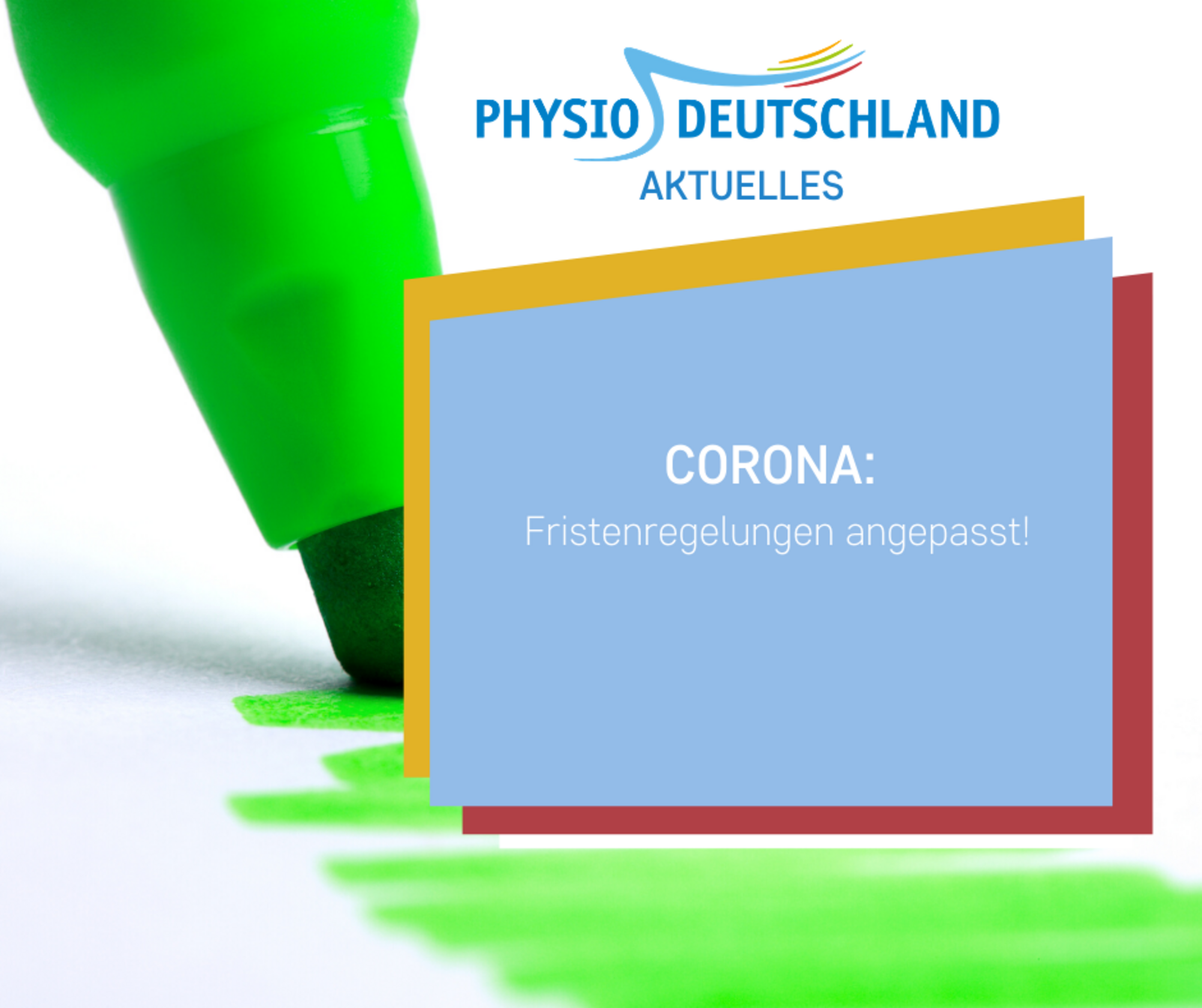 Kachel Fristenregelung Corona