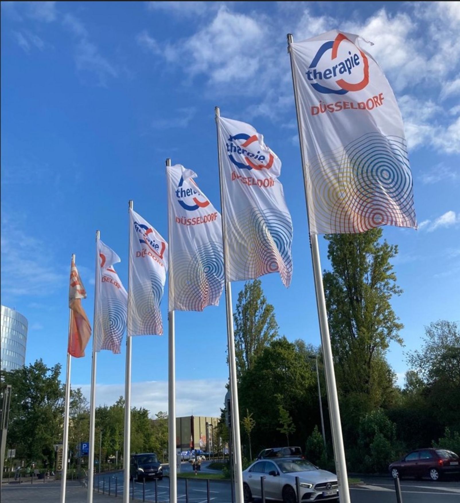 Therapie Düsseldorf Fahnen